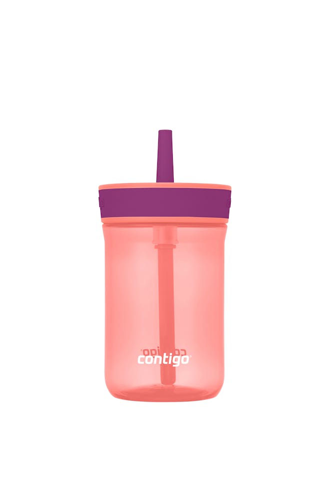 Kids’ Leighton Straw Tumbler with Spill-Proof Leak-Proof Lid, 14oz M5