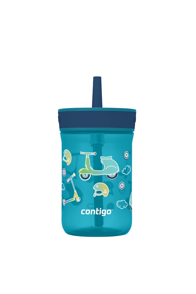 Kids’ Leighton Straw Tumbler with Spill-Proof Leak-Proof Lid, 14oz M5