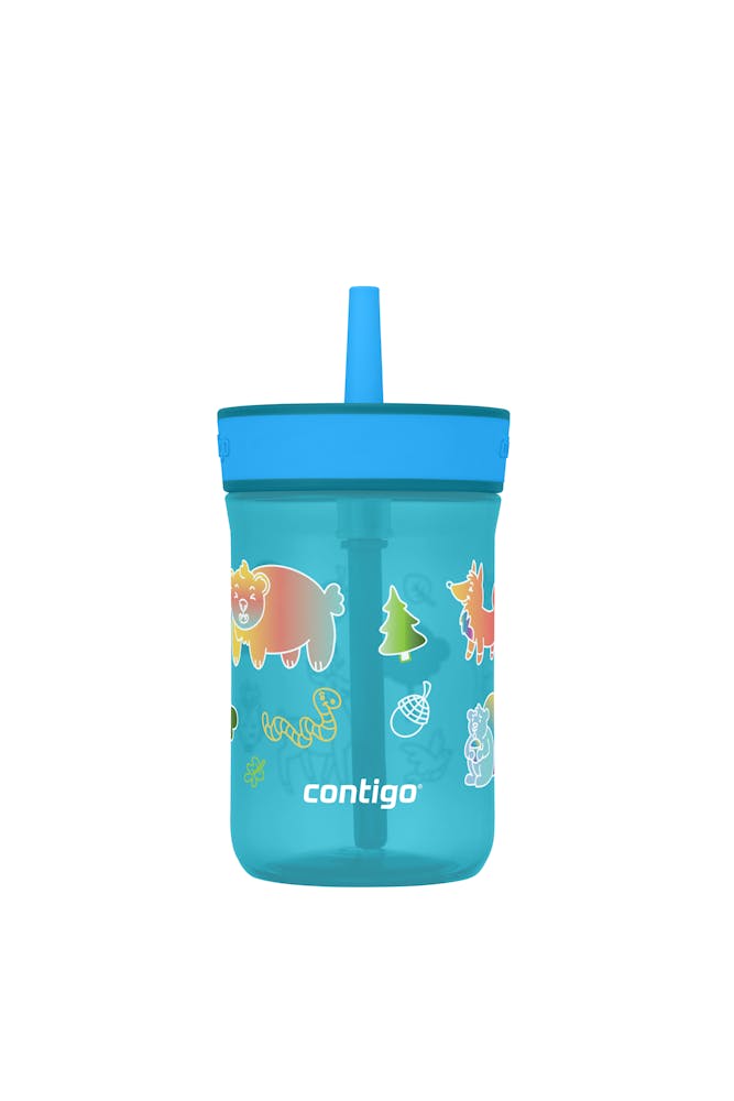 Kids’ Leighton Straw Tumbler with Spill-Proof Leak-Proof Lid, 14oz M5